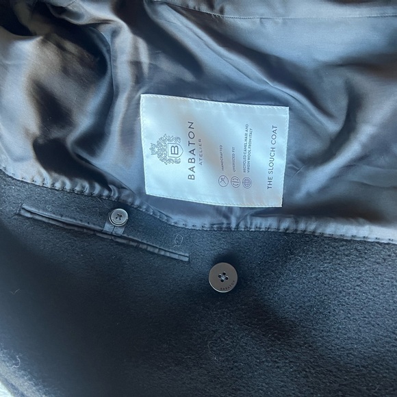 Aritzia Slouch Coat Black Size 2 - Picture 5 of 6